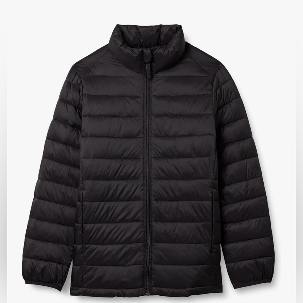 Amazon Essentials Boys Lightweight Water-Resistant Packable Puffer Jacket (021)
